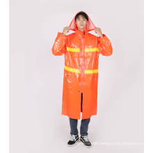 Adult unisex all season outdoor hiking Waterproof polyurethane colorful  single person reflective coating rainwear jacket